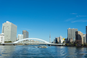 都市・東京・川・風景