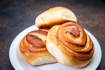 assorted fresh lush buns and pies