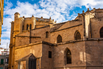 Fototapeta na wymiar Cathedral Church of Saint Mary in Murcia, Spain.