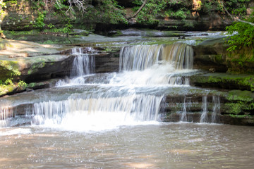 Fototapeta na wymiar A waterfall