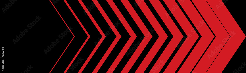 Canvas Prints red arrow in a row. arrows red on black background. arrows vector icons. arrow icon