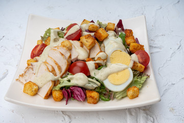 chicken with vegetables 