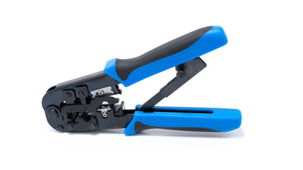 Fototapeta premium Crimping tool isolated on white background,