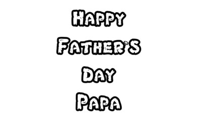 Fathers day special card, use as print, flyer or T shirt design