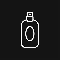 Perfume icon vector sign symbol for design