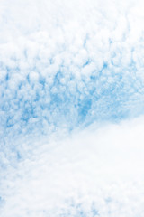 Beautiful light blue sky with white clouds