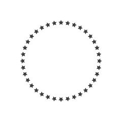 Stars circle icon symbol simple
