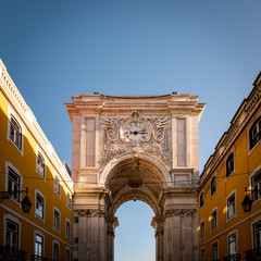 City gate of Lisbon, Portugal