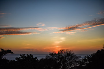 sunset in phuket, Thailand, overlooking the Adaman Sea