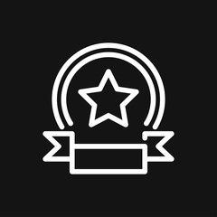 Prize icon vector sign symbol for design