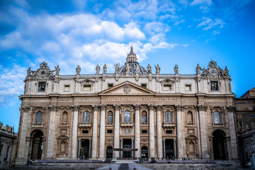 Fototapeta na wymiar Basilica of St. Peter in the Vatican