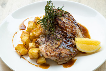 chicken breast marinated sauce