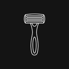 Razor icon vector sign symbol for design