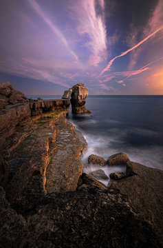 Pulpit Rock at Portland Bill in Dorset