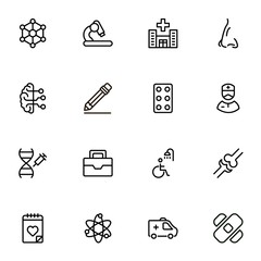 Line icon set