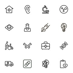 Line icon set