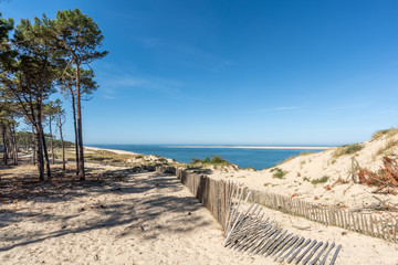 BASSIN D'ARCACHON (France), accès à la plage du Petit Nice