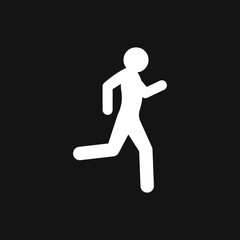 Fototapeta na wymiar Running Icon vector sign symbol for design
