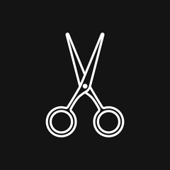 Scissors icon vector sign symbol for design