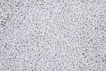 White pebble stone texture and background.