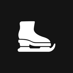 Skating icon vector sign symbol for design