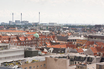Fototapeta na wymiar Copenhagen Cityscape Views