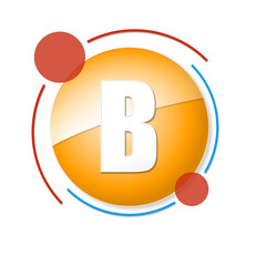 okrągły baner z ikoną © vempireart