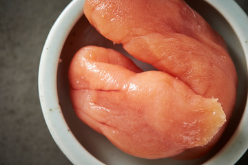 Fototapeta premium Jeotgal, Korean salted fermented seafood 