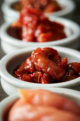 Jeotgal, Korean salted fermented seafood 