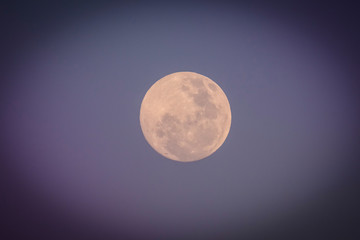Full moon, Patagonia, Argentina