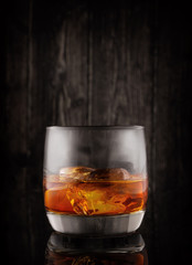 wood, golden, rum, space, brown, beverage, liquor, wooden, table, cognac, cold, background, cube, scotch, brandy, black, gold, liquid, whisky, drink, alcohol, whiskey, bourbon, glass, bar