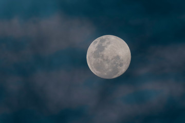 Full moon, Patagonia, Argentina
