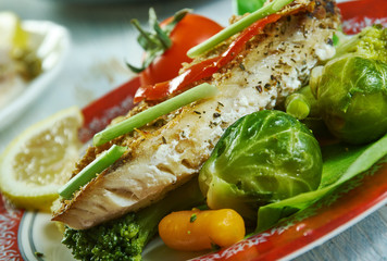 Baked massaman snapper