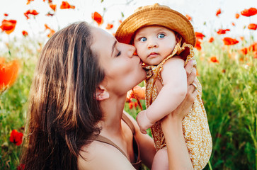 Mother's Day and daughters. Advertising family values and traditions.