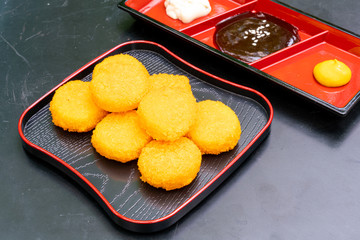 fried scallops - japanese style