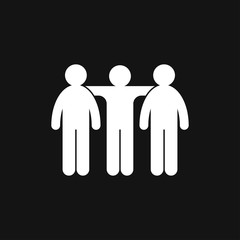 Team icon vector sign symbol for design