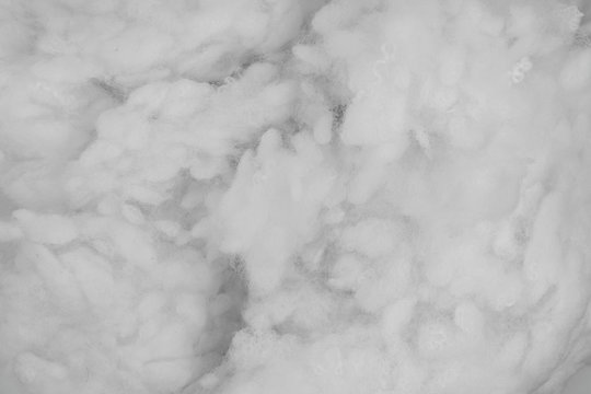 White Cotton Wadding Texture Background