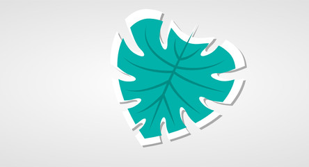 Green nature leaf Suitable for ping