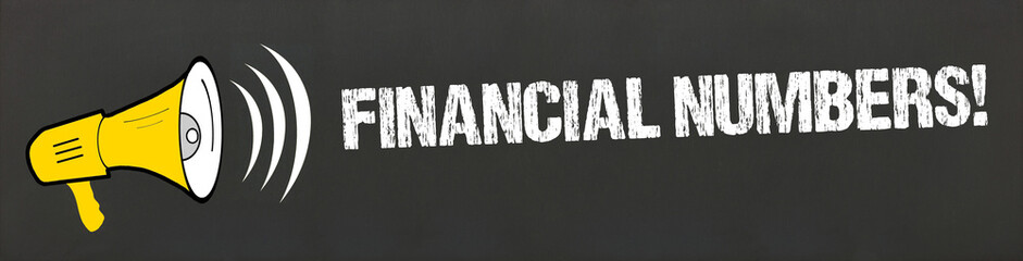 Financial numbers! 