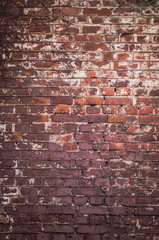 Old Dirty Red Brick Wall Background