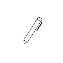 Edit line icon, pen outline vector logo, linear pictogram isolated on white, pixel perfect illustration