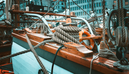 Fototapeta na wymiar Sailing yachts in the Baltic Sea