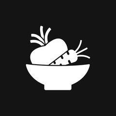 Vegetables Icon vector sign symbol for design