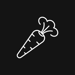 Vegetables Icon vector sign symbol for design