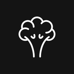 Vegetables Icon vector sign symbol for design