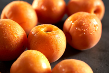 Fresh apricots