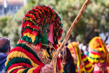 Masked Men (Caretos de Podence) at Iberian Mask International Festival in Lisbon