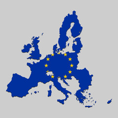 Map with national flag