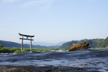 Fototapeta na wymiar 日本,大分県,原尻の滝