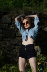 beautiful girl in the Park